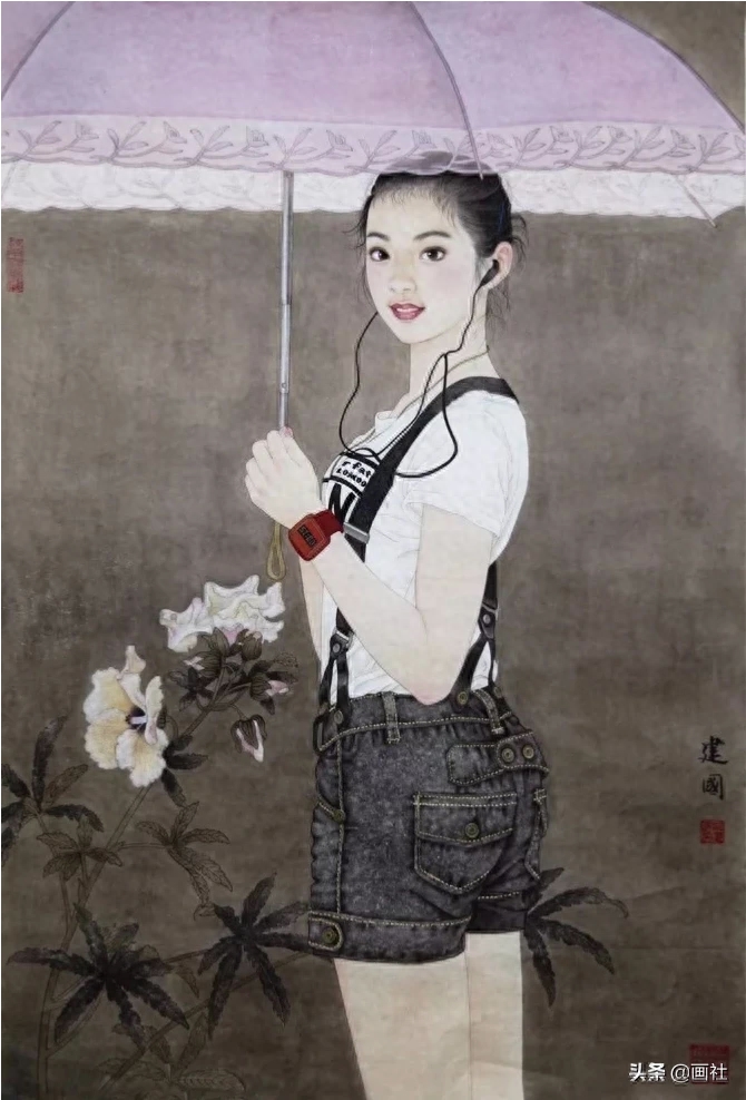 看多啦古代仕女画，看看当代人画家的当代人物作品是否入你的法眼